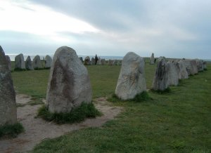 Viking stones at Ales Stenar